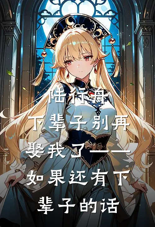 陆行舟，下辈子别再娶我了——如果还有下辈子的话