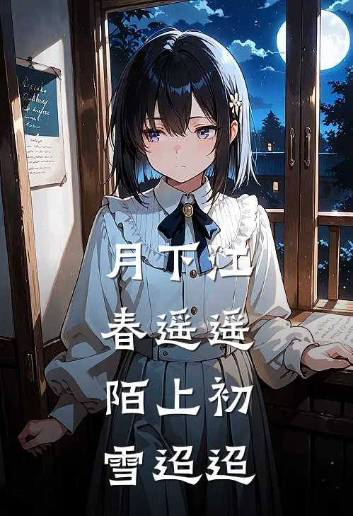月下江春遥遥，陌上初雪迢迢