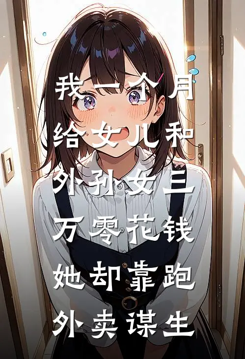我一个月给女儿和外孙女三万零花钱，她却靠跑外卖谋生