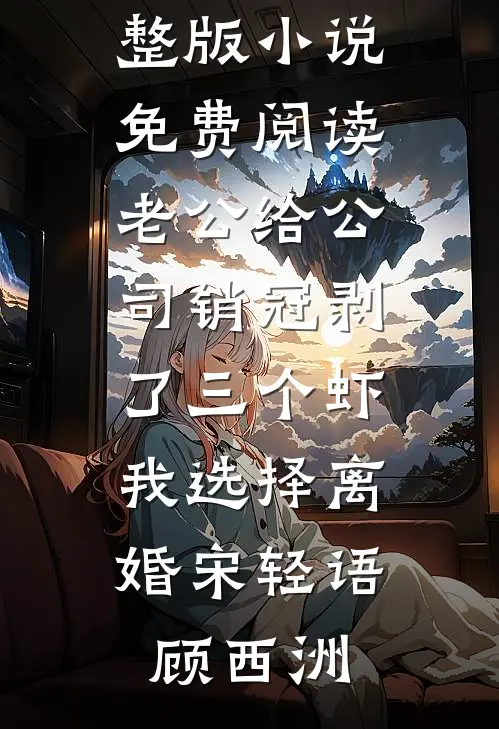 老公给公司销冠剥了三个虾，我选择离婚宋轻语顾西洲完结小说推荐_完整版小说免费阅读老公给公司销冠剥了三个虾，我选择离婚宋轻语顾西洲